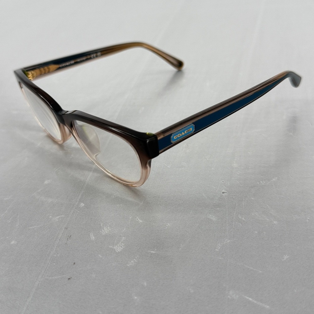Coach HC6187 Eyeglasses Transparent Brown Gradient 5678 52-18-140 Designr Frames